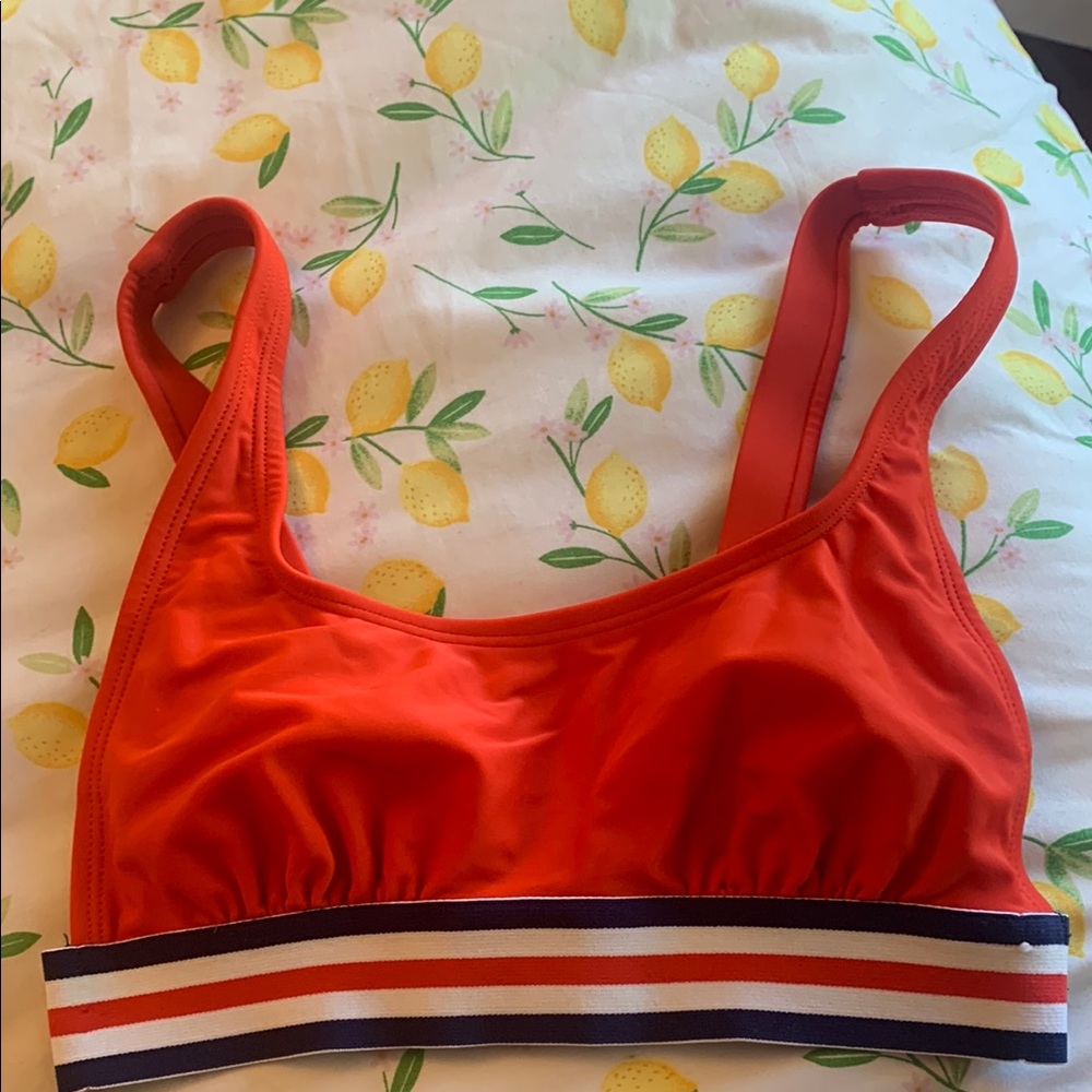 Red Swim Top